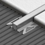 Profilplast Dilatációs fugaprofil alumínium 10 mm, 2.5 m