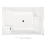 M-acryl Grande különleges fürdőkád + láb