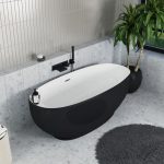 M-acryl Zen szabadon álló akril kád