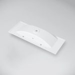 Marmy LISETTE mosdó 1 medence 2 csaplyuk 120x45 cm - Image 4