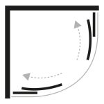 ROLTECHNIK SUVIA 80x80 ÍVES DUPLA GÖRGŐS ZUHANYKABIN - Image 2