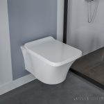 CERASTYLE IBIZA FALI WC - SZÖGLETES - RIMLESS - PEREM NÉLKÜLI - MÉLY ÖBLÍTÉS - Image 5