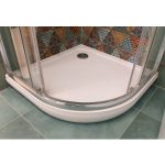 RAVAK GALAXY ELIPSO PRO CHROME 90 ZUHANYTÁLCA LÁBBAL, ELŐLAPPAL