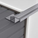 Profilplast Szögletes lépcsőélvédő alumínium 11 mm, 2.5 m