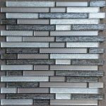 SZÜRKE NYÚJTOTT ÜVEGMOZAIK 30x30