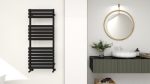 AREZZO design MOON BLACK törölközőszárítós radiátor AR-M12050A - Image 4