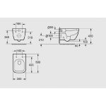 AREZZO design OHIO Rimless perem nélküli függesztett WC AR-200R - Image 4