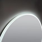 AREZZO design LED okos tükör 100 cm-es kerek kijelzővel+állítható fényerő,páramentesítő funkció,óra,hőmérő - Image 2