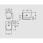 AREZZO design CHARLTON függesztett bidet AR-403 - Image 2