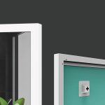 AREZZO design LED okos tükör állítható fényerő páramentesítő funkció+óra+hőmérő 60x70cm - Image 4