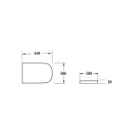 AREZZO design CHARLTON Soft Close wc tető AR-NSC - Image 2
