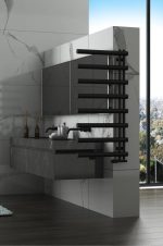 AREZZO design TUBE BLACK 1200x600 törölközőszárítós radiátor AR-TB12060 - Image 6