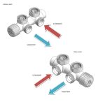 AREZZO design DUOPEX/TWINS radiátor szelep fekete, jobb AR-DUOPEX-B-R - Image 4