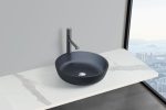 AREZZO design RUBEN üveg mosdó, matt szürke - Image 4