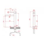 SS mosdócsaptelep – ICF 1007002C – Krómozott - Image 2