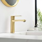 ICF 111320 BRUSH GOLD mosdó csaptelep, szálcsiszolt arany - Image 2