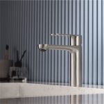 Marsiliya ICF 111320BS mosdócsaptelep, szálcsiszolt acél - Image 2