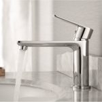 ELMIRA ICF 1132505 mosdócsaptelep – króm, egykaros, sárgaréz - Image 2