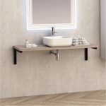 Falra szerelhető PVC fürdőszobai pultlap – ICP 12146-2