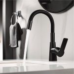 ALISADO BLACK 124211 7113MB Egykaros mosdócsaptelep fekete testtel, fekete szilikon kifolyóval - Image 2