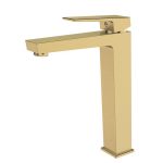 ELINOR ICF 1418191BRUSH GOLD egykaros magas mosdócsaptelep – Szálcsiszolt arany