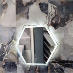 ICL 1491 LED Fürdőszobai Tükör – 80x80 cm, érintőkapcsolós, páramentesítő rendszerrel