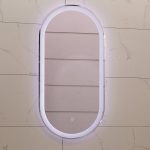 ICL 1492 LED Fürdőszobai Tükör – 40x80 cm, érintőkapcsolós, páramentesítő rendszerrel