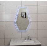 ICL 1493 LED Fürdőszobai Tükör – 60x90 cm, érintőkapcsolós, páramentesítő funkcióval - Image 2