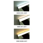 ICL 1499 “LUCITA” – LED Fürdőszobai Tükör 50×70 cm | 3 színhőmérséklet, érintőkapcsolós világítás - Image 2