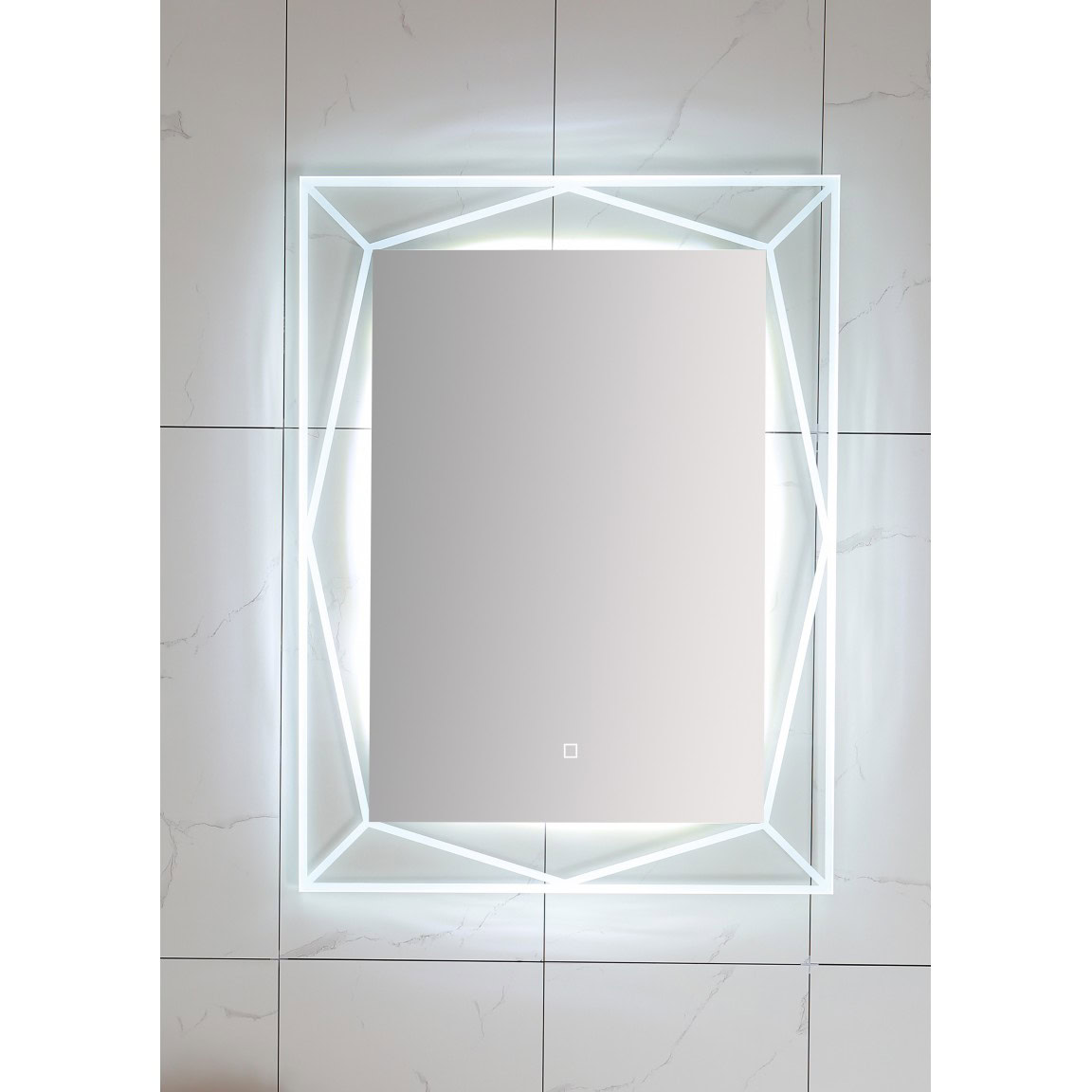 1503-1-1152x1152h ICL 1503 LED Fürdőszobai Tükör – 60x80 cm, érintőkapcsolós, 3 fényárnyalattal - Image 1