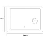 LED világítású fürdőszobai tükör ICL 1596 – beépített nagyítós tükörrel - Image 2