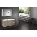 LED világítású fürdőszobai tükör ICL 1596 – beépített nagyítós tükörrel - Image 3