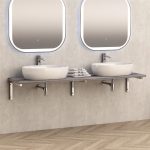 Nagyméretű PVC fürdőszobai pultlap – ICP 18146-1, PS067 színben