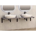 Nagyméretű PVC fürdőszobai pultlap – ICP 18146-1, PS067 színben - Image 4