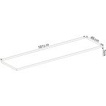 Nagyméretű PVC fürdőszobai pultlap – ICP 18146-1, PS067 színben - Image 2