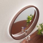 ICL 1857WOODEN-60 – LED világítással ellátott tükör, fa kerettel - Image 5