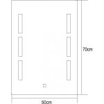 Fürdőszobai LED tükör – ICL 1978 “ECA” - Image 3