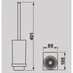 ICA 2594 – Fali WC kefe tartó - Image 2