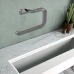 ICA 2823G – RIHANNA GunMetal törölközőtartó gyűrű - Image 2