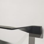 ICA 2824B – MELANIYA kollekció | Fali törölközőtartó rúd 60 cm | Matt fekete kivitel - Image 4