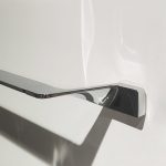 ICA 2824 – Fali törölközőtartó rúd | 60 cm | Luxus fürdőszobai kiegészítő ezüst színben - Image 4