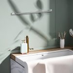 ICA 2824 – Fali törölközőtartó rúd | 60 cm | Luxus fürdőszobai kiegészítő ezüst színben - Image 5