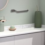 RIHANNA ICA 2851G Fali Toalettpapír-tartó – GunMetal színben - Image 2