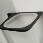 MELANIYA ICA 2858B Fali Pohártartó / Fogkefetartó – Matt fekete - Image 4