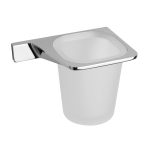 ICA 2858 Fali Pohártartó / Fogkefetartó – Ezüst, fényes kivitel