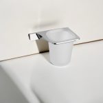 ICA 2858 Fali Pohártartó / Fogkefetartó – Ezüst, fényes kivitel - Image 2