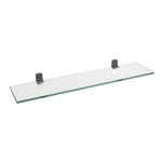 RIHANNA ICA 2891G Fali Üvegpolc – GunMetal kivitelben, 60 cm