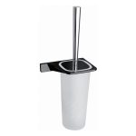 MELANIYA ICA 2894B – Fali WC-kefetartó, fekete matt kivitelben