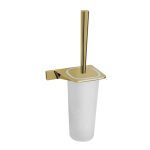 SANYA ICA 2894GOLD – Arany színű fali WC-kefetartó