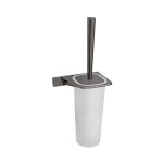 RIHANNA ICA 2894G – Fali WC-kefetartó GunMetal színben